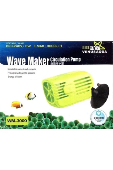 Venus Aqua Wm-3000  Akvaryum Dalga Motoru 3000 Lt 6w ürün görseli 1