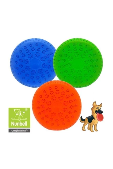 Nunbell Köpek Oyuncağı Plastik Frizbi 23 Cm ürün görseli 1