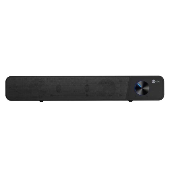 Lenovo Lecoo DS111 Bluetooth + Kablolu Soundbar Taşınabilir Hoparlör, 6W, Siyah ürün görseli 1