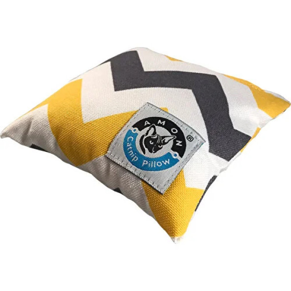 Amon Catnipli Yastık Geometri Desenli 10X10 cm (Catnip Pillow) ürün görseli 1