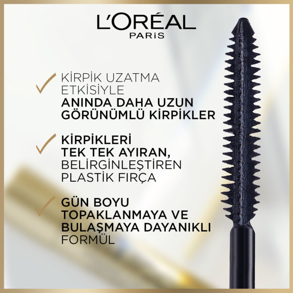 L'Oreal Paris Telescopic Maskara - Siyah - Resim 4