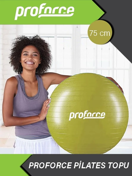 Proforce Plt 75y[yeşil] Cm Pılates Topu 1300 Gr ürün görseli 1