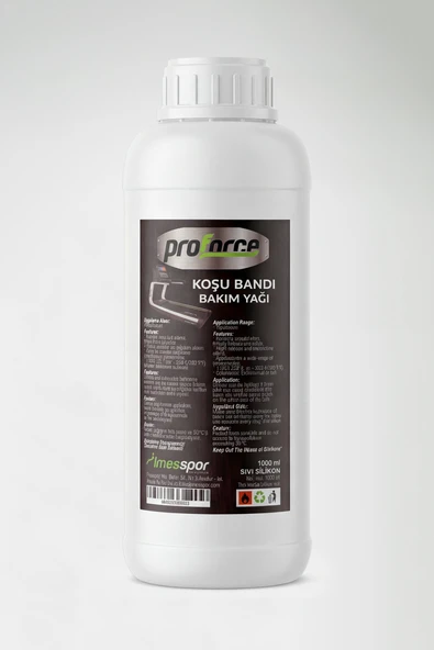 Proforce Koşu Bandı Bakım Silikon Yağı -1 Litre Tek Adet ürün görseli 1