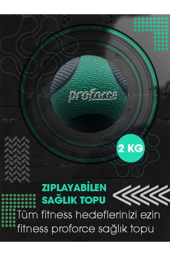 Proforce Proforce Zıplayan Sağlık Topu 2 Kg St2 ürün görseli 1