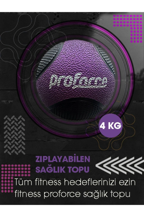 Proforce Proforce Zıplayan Sağlık Topu 4 Kg St4 ürün görseli 1