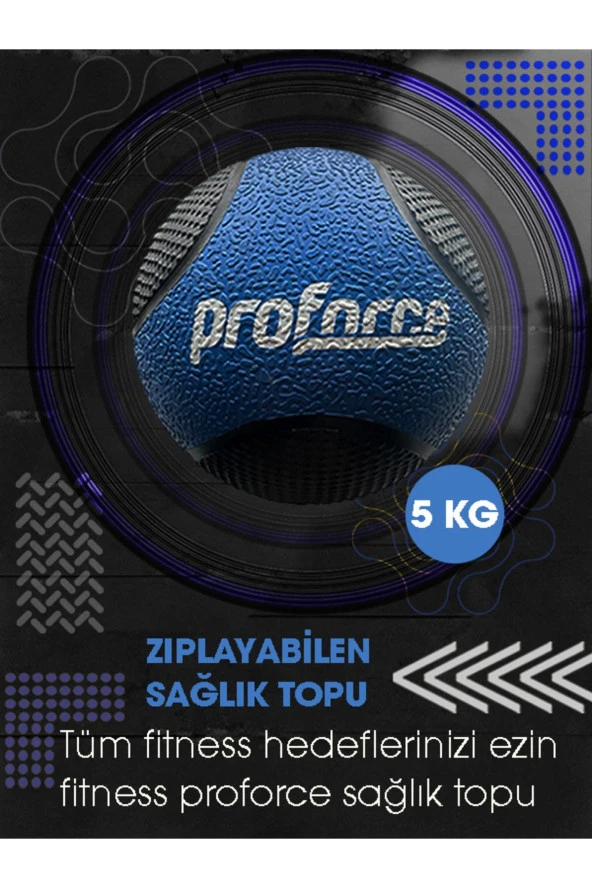 Proforce Proforce Zıplayan Sağlık Topu 5 Kg St5 ürün görseli 1