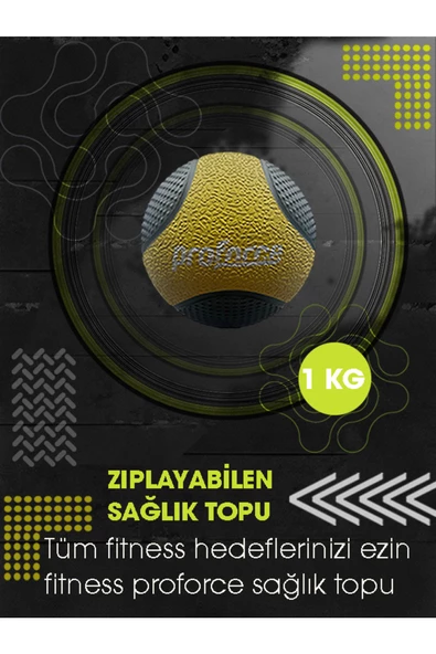Proforce Zıplayan Sağlık Topu 1 Kg St1 ürün görseli 1
