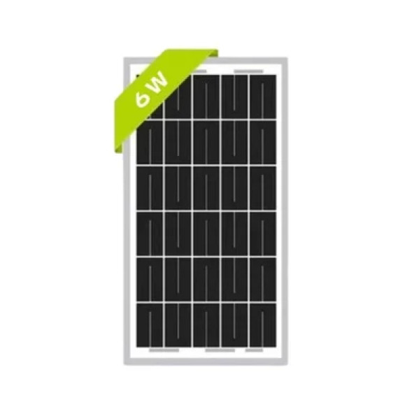 6W 12V Monokristal Solar Panel ürün görseli 1