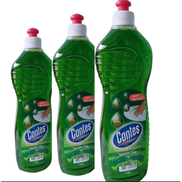 Contes Bulaşık Deterjanı 3 adet 750 ml ürün görseli 1