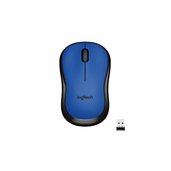 logitech M220 Sessiz Kompakt Kablosuz Mouse - Mavi ürün görseli 1