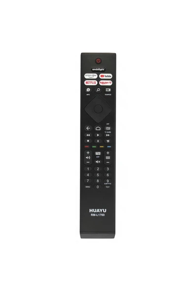 LCD LED Kumanda Phılıps Ambılıght Prime Vıdeo Youtube Netflix Rakuten Tv Tuşlu ürün görseli 1