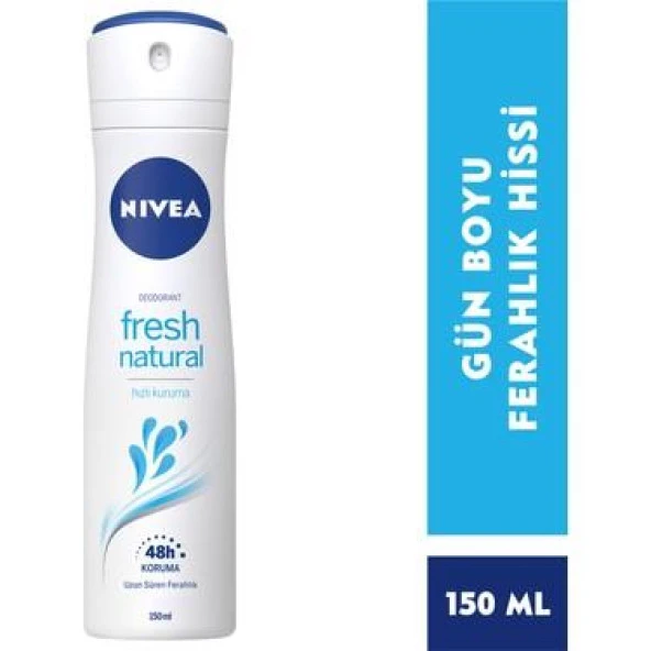 NİVEA DEODORANT WOMEN FRESH NATURAL 150 ML ürün görseli 1