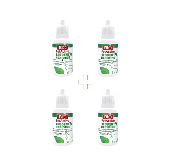 Biopetactive Hexidine (Ağız Ve Diş Bakım Ürünü) 50Ml x 4 Adet ürün görseli 1