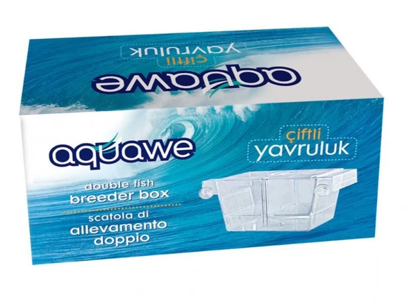 Aquawe Akvaryum ikili Balık Yavruluğu 19,5x10 cm ürün görseli 1
