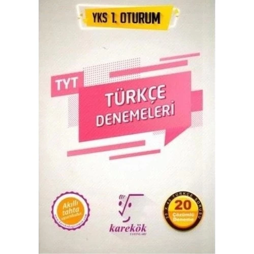 KAREKÖK TYT TÜRKÇE 50 ÇÖZÜMLÜ DENEMELERİ YKS 1.OTURUM ürün görseli 1
