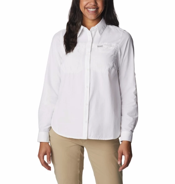 Columbia Silver Ridge 3.0 Long Sleeve Shirt Kadın Outdoor Gömlek AL0356-100 ürün görseli 1