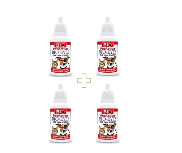 Biopetactive Eyes Kedi Köpek Gözyaşı Lekesi Çıkarıcı 50ml x 4Adet ürün görseli 1
