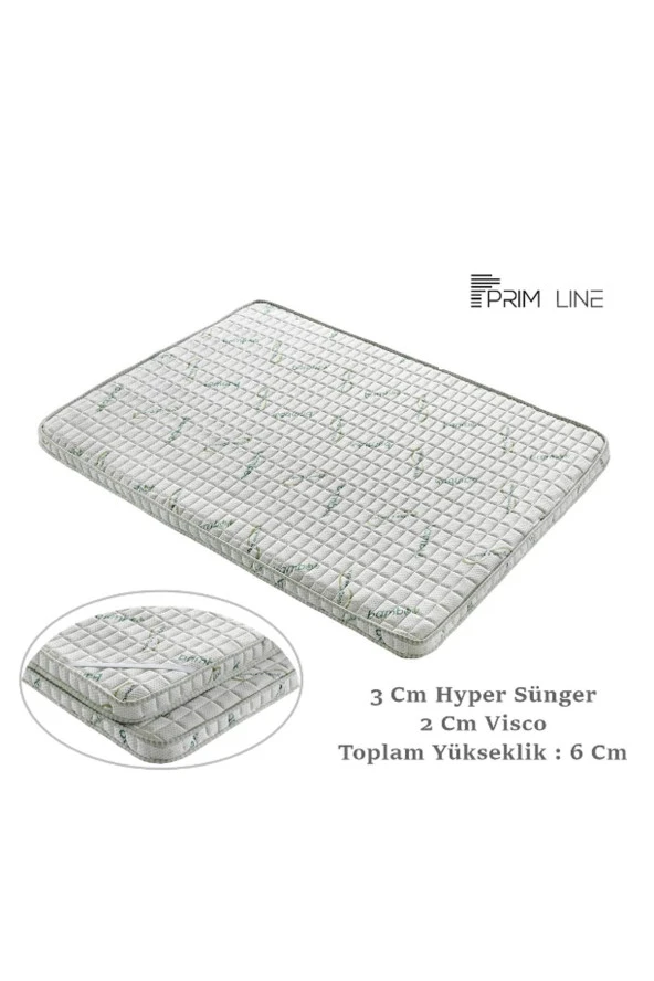 Hygiene Bamboo 100x190 Cm Ortopedik Yatak Şiltesi Visco Yatak Pedi ürün görseli 1