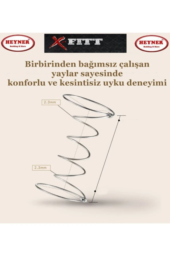 X-Fittbed 80x120 Cm Ortopedik Yaylı Yatak Ortopedik Lüx Su Yolu Cotton 80X120 Yaylı Yatak ürün görseli 1