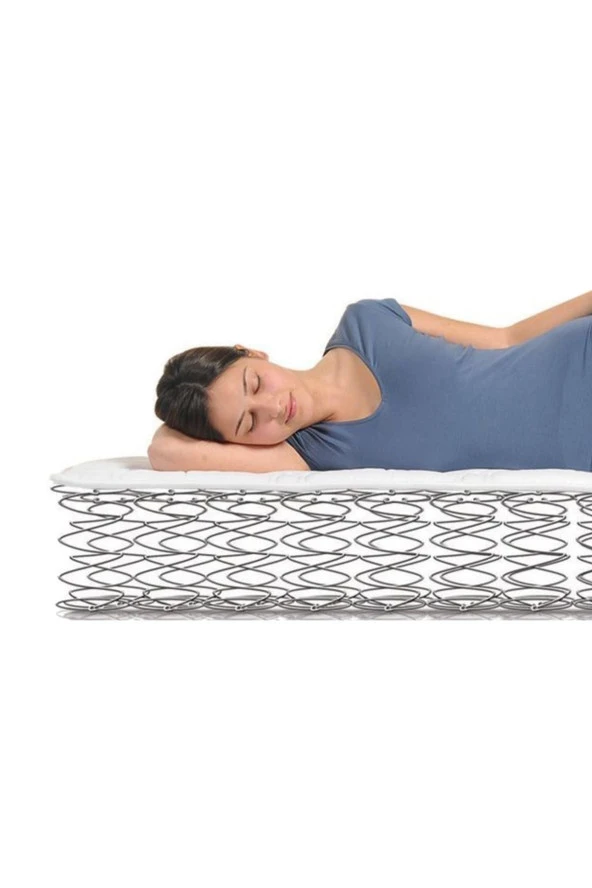 DELÜXE Jakarlı Ortopedik Yaylı Yatak 70x180 Cm ürün görseli 1