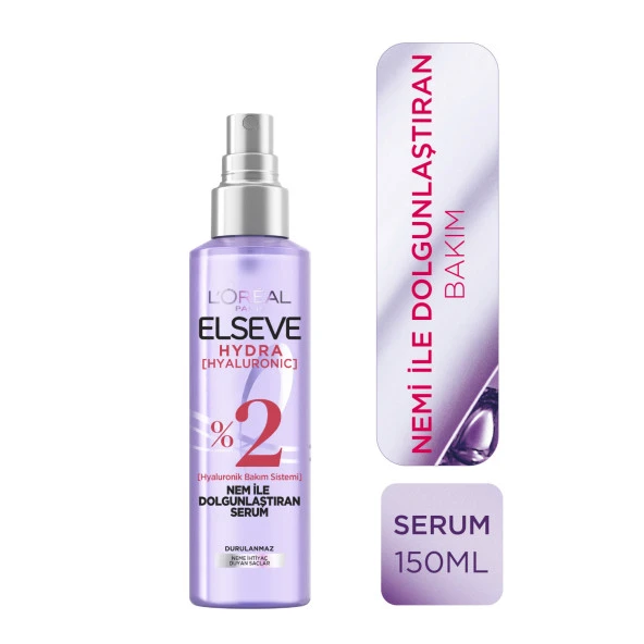 L'oréal Paris Elseve Hydra [Hyaluronic] Nem İle Dolgunlaştıran Serum 150Ml ürün görseli 1
