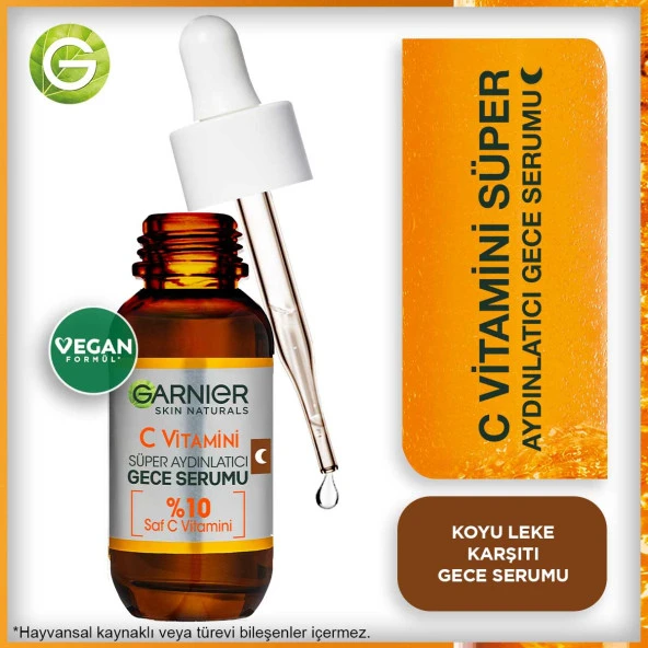 Garnier C Vitamini Süper Aydınlatıcı Gece Serumu ürün görseli 1