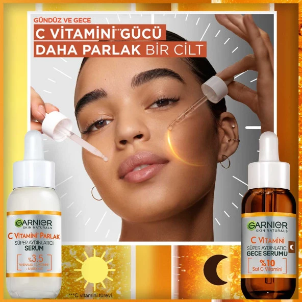 Garnier C Vitamini Süper Aydınlatıcı Gece Serumu - Resim 3