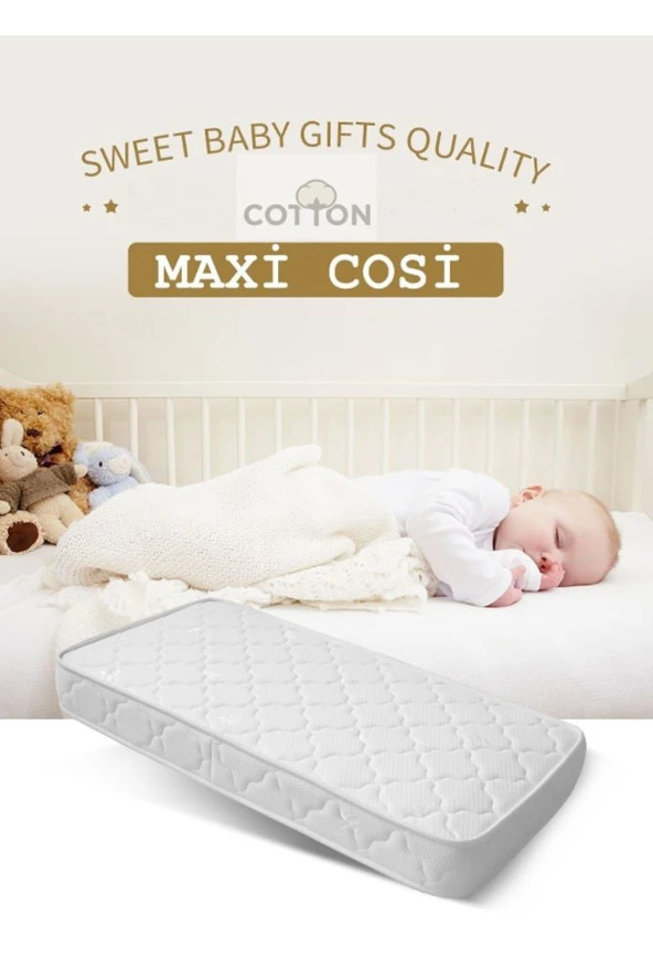 Maxi Cosi Sweet Cotton 90x170 Cm Ortopedik Yaylı Yatak Ortopedik Lüx Cotton 90X170 Yaylı Yatak ürün görseli 1