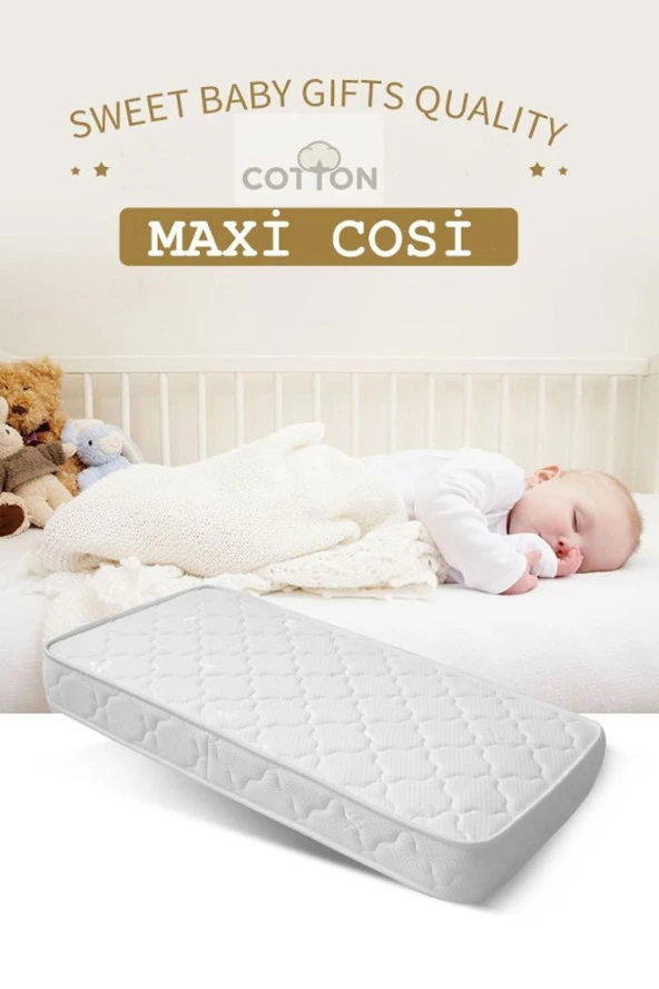 Maxi Cosi Sweet Cotton 100x180 Cm Ortopedik Yaylı Yatak Ortopedik Lüx Cotton 100X180 Yaylı Yatak ürün görseli 1