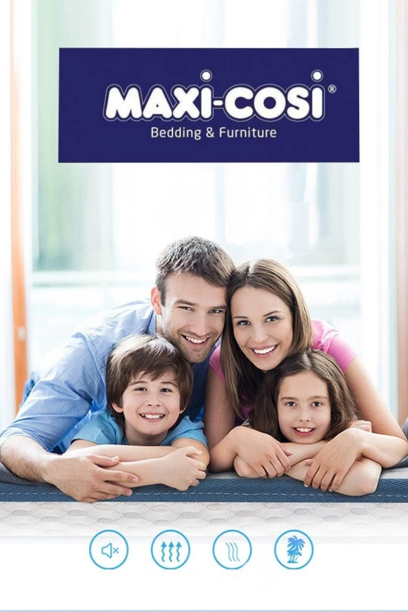 Maxi-Cosi 160x190 Cotton Ortopedik Yatak Şiltesi Visco Yatak Pedi ürün görseli 1