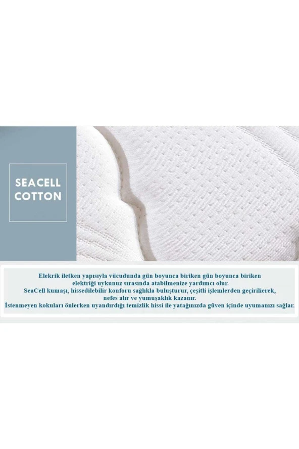 80x170 Balanced Cotton Ortopedik Visco Yatak - Resim 4