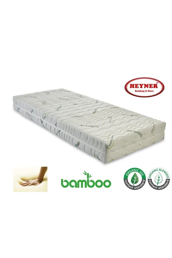 120x190 Bamboo Fermuarlı Ortopedik Visco Yatak ürün görseli 1