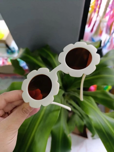 Papatya Desenli Uv400 Korumalı Çocuk Güneş Gözlüğü ürün görseli 1
