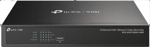 TP-LINK VIGI NVR1008H-8MP 8MP 2 USB 80 Mbps 8 CHANNEL SATA INTERFACE NETWORK VIDEO RECORDER ürün görseli 1
