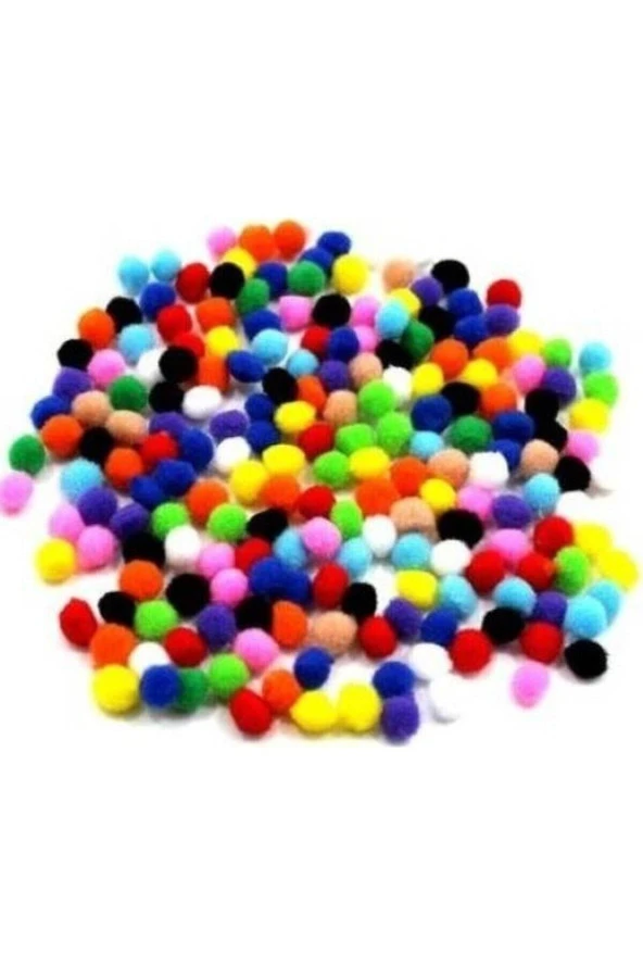 Ponpon 20 mm 30 Lu 1 Paket Karışık Renk ürün görseli 1