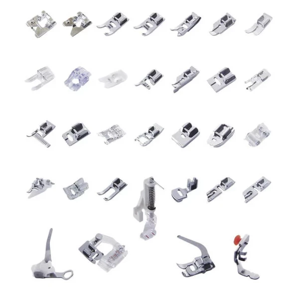 32 Parça Ev Tipi Dikiş Makine Ayak Seti (5 mm - Tayvan) - Resim 4