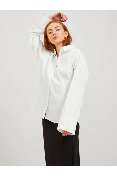Jack&Jones JJXX Oversize Uzun Kol Minimalist Kadın Gömlek ürün görseli 1