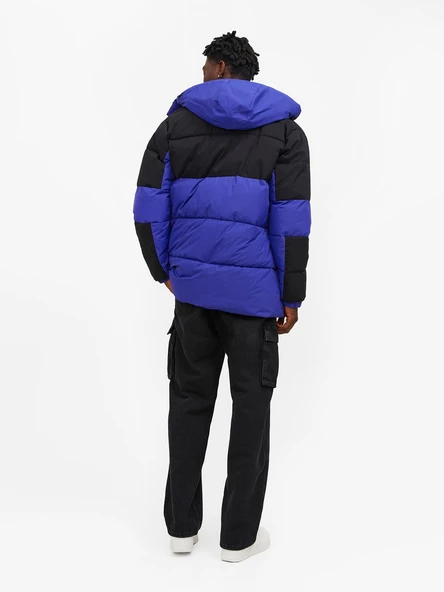 Jack&Jones Oversize Kapüşonlu Şişme Mont - Günlük Kullanım - Resim 9