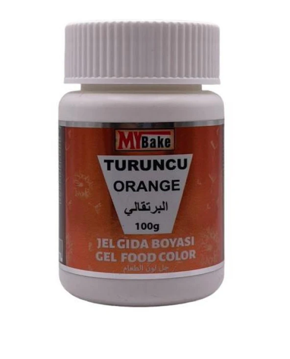 MY BAKE JEL GIDA BOYASI TURUNCU 100 GR ürün görseli 1