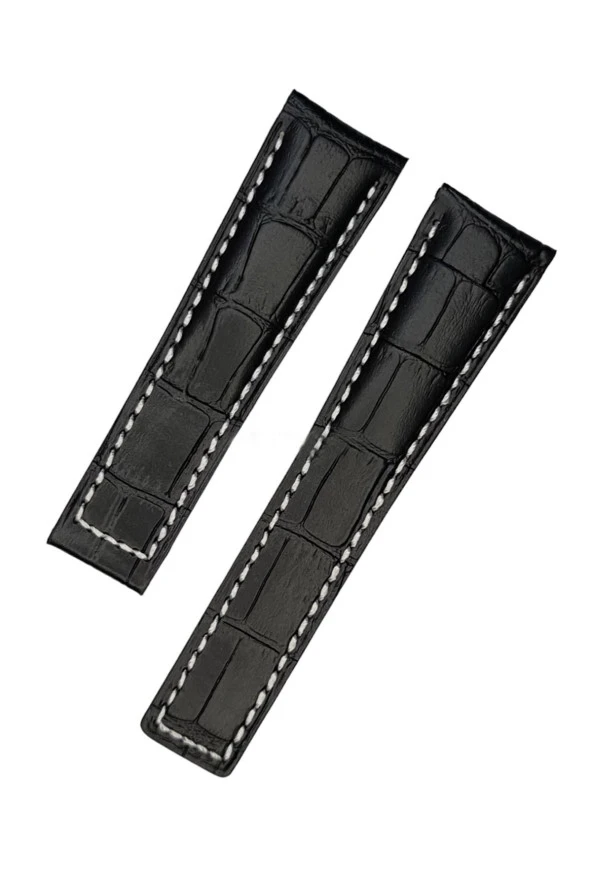 Tag Heuer Beyaz Dikişli 22x18mm Deri Saat Kordonu ürün görseli 1