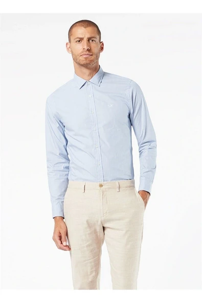 Dockers Erkek Gömlek: Minimalist Uzun Kol - Günlük & İş ürün görseli 1