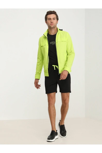 Kip Erkek Oversize Neon Sweatshirt - Minimalist Stil ürün görseli 1
