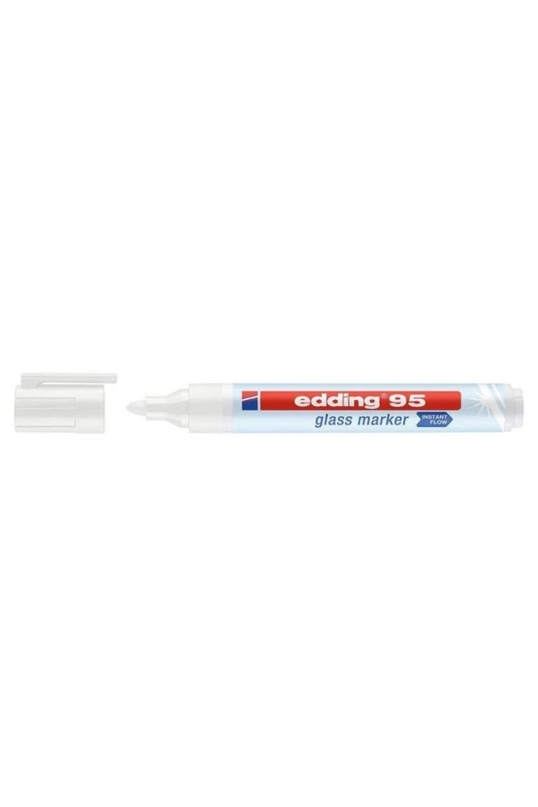 95 Glass Marker Cam Kalemi Beyaz ürün görseli 1