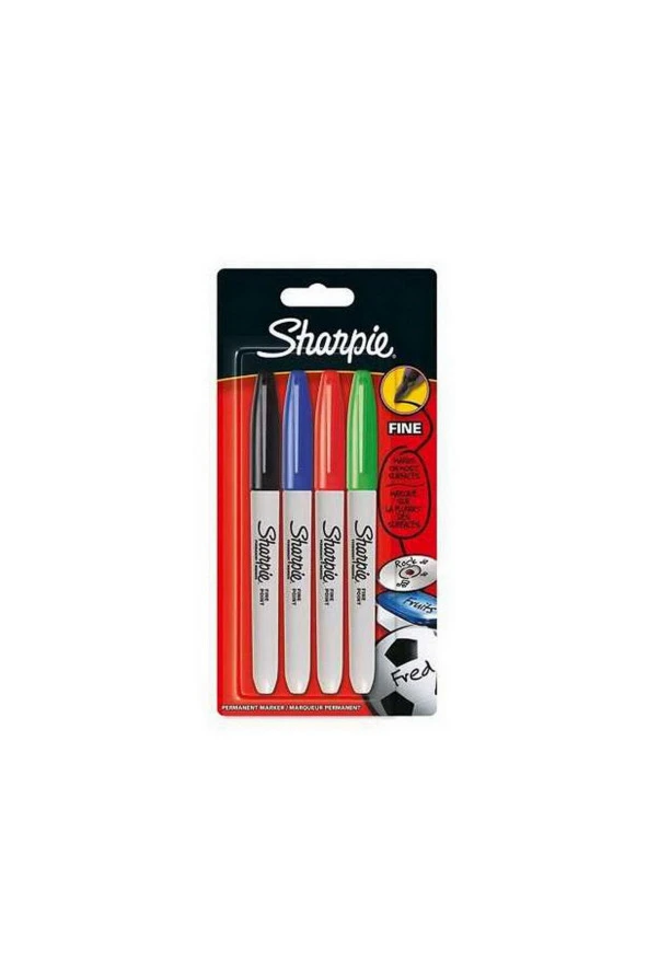 Sharpıe Set Permanent Fıne 4 Lü Standart 842590 ürün görseli 1