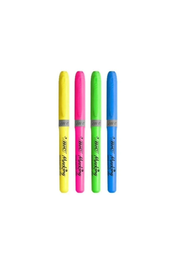 Fosforlu Kalem Brite Liner Pastel 4 Renk - Resim 3