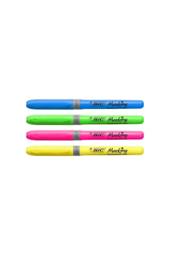 Fosforlu Kalem Brite Liner Pastel 4 Renk - Resim 4