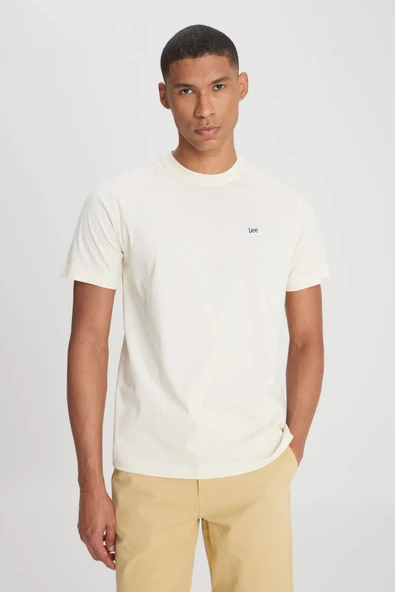 Lee Erkek Minimalist T-Shirt - Regular Fit - Kısa Kol - Günlük ürün görseli 1