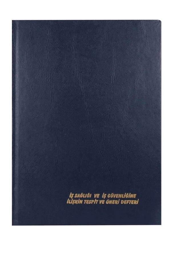 İş Sağlığı Ve Güvenliği Tespit Öneri Defteri Ciltli 50 Yp ürün görseli 1
