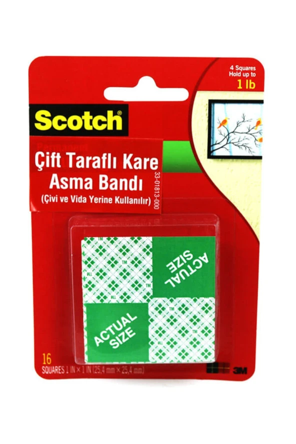 111 Scotch Çift Taraflı Köpük Bant Kare ürün görseli 1