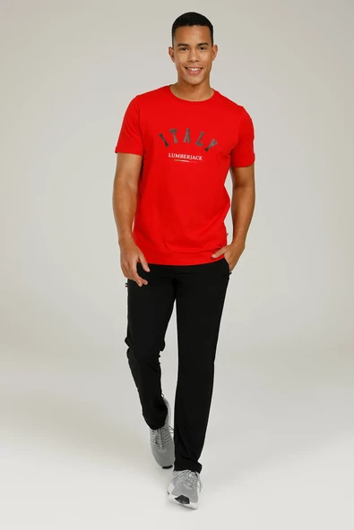 Lumberjack Minimalist Erkek T-Shirt - Kısa Kol Yuvarlak Yaka - Günlük Stil ürün görseli 1